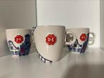 3 grote cappuccino mokken, Ophalen of Verzenden, Overige stijlen, Kop(pen) en/of Schotel(s)