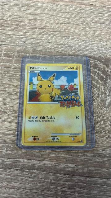 Pikachu lv16 7/16 - Pokemon Rumble (binder card) beschikbaar voor biedingen