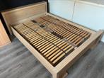 Tweepersoons bed frame incl lattenbodem 140x200 cm, Ophalen, Tweepersoons, 140 cm, Zo goed als nieuw