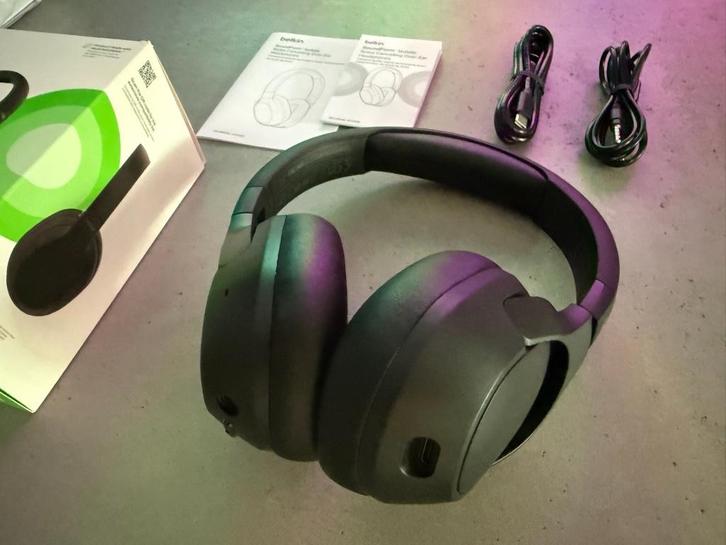 Belkin SoundForm Isolate koptelefoon met ANC, Audio, Tv en Foto, Koptelefoons, Nieuw, Over oor (circumaural), Overige merken, Draadloos