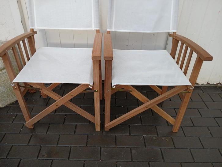 Regisseurstoelen 8 stuks zgan klapstoelen, Antiek en Kunst, Curiosa en Brocante, Ophalen