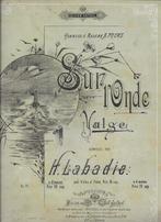 Bo1836 bladmuziek edition guthell sur l';onde, Muziek en Instrumenten, Gebruikt, Klassiek, Ophalen of Verzenden, Artiest of Componist