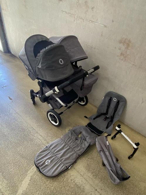 Bugaboo donkey 2/3 duo grijs, Kinderen en Baby's, Kinderwagens en Combinaties, Zo goed als nieuw, Combiwagen, Bugaboo, Duowagen