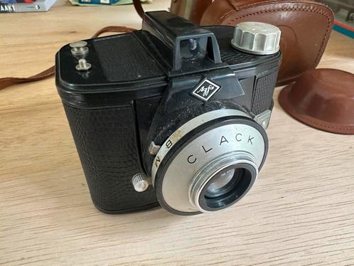Oude Afga Clack camera, Audio, Tv en Foto, Fotocamera's Analoog, Gebruikt, Overige Merken, Ophalen of Verzenden