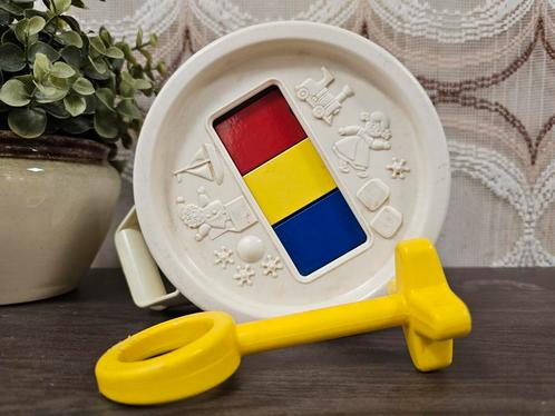 Jaren 70 Fisher price vintage trommel / xylofoon, Kinderen en Baby's, Speelgoed | Fisher-Price, Gebruikt, Overige typen, Met geluid