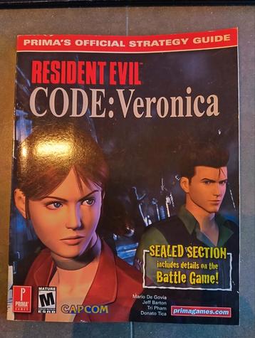Resident Evil strategy guide. Rs1 Rs Code Veronica