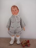 Vintage wollen poppen kleertjes 2 delig pakje. jaren 50, Verzamelen, Ophalen of Verzenden, Zo goed als nieuw, Kleertjes