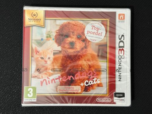 Nintendogs + Cats: Toy Poedel en Nieuwe Vrienden SEALED 3ds, Spelcomputers en Games, Games | Nintendo 2DS en 3DS, Ophalen of Verzenden