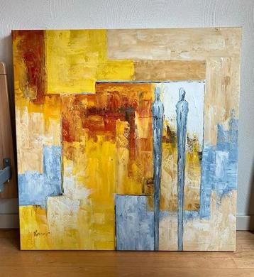 Xavier - Me and You II - Origineel Schilderij 1x1m beschikbaar voor biedingen