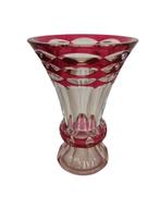 Val Saint Lambert vaas rood., Antiek en Kunst, Antiek | Glas en Kristal, Ophalen of Verzenden