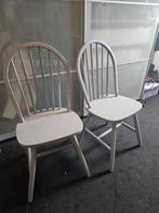 Grijze Karwei stoelen, Huis en Inrichting, Stoelen, Ophalen, Gebruikt, Grijs, Twee