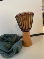 Authentieke Djembe: handgemaakt & speelklaar, Muziek en Instrumenten, Percussie, Ophalen of Verzenden, Zo goed als nieuw, Trommel
