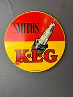 Smiths KLG bougie blikken reclamebord geen emaille, Ophalen of Verzenden