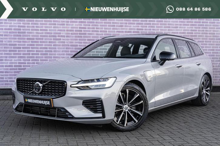 Volvo V60 2.0 T6 Plug-in hybrid AWD Plus Dark | Google | Lon, Auto's, Volvo, Bedrijf, Te koop, V60, 360° camera, 4x4, ABS, Achteruitrijcamera