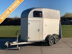 Humbaur Equitos Alu Plus 2paardentrailer zadelkamer TOPSTAAT, Gebruikt, Aluminium, 2-paards trailer