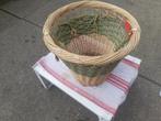 HELE LEUKE RIETEN MAND VOOR HAARDHOUT ENZ, Tuin en Terras, Tuinwanddecoratie, Ophalen of Verzenden, Zo goed als nieuw