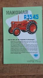 Folder HANOMAG R 35/45 tractor, trekker, Ophalen of Verzenden, Zo goed als nieuw, Folder