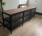 Tv-meubel Fjällbo Ikea, Ophalen, 100 tot 150 cm, Zo goed als nieuw, Metaal