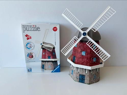Puzzel 3D windmolen, molen 216 stukjes / Ravensburger, Hobby en Vrije tijd, Denksport en Puzzels, Gebruikt, Rubik's of 3D-puzzel
