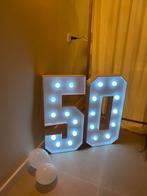 Led cijfers 50 te koop, Ophalen, Zo goed als nieuw