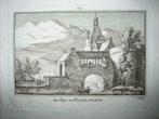 174 / Ijsselstein de  Sluis    Kopergravure 18e Eeuw, Antiek en Kunst, Kunst | Etsen en Gravures, Ophalen of Verzenden