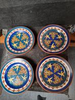 4 bordjes gouda plateel wandborden, Ophalen