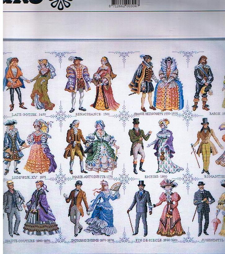 Cado KOOPJE pako groot borduurpakket  klederdrachten, Hobby en Vrije tijd, Borduren en Borduurmachines, Nieuw, Borduurpakket, Handborduren