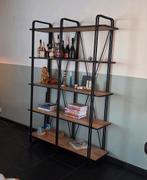 Industriële Wandkast - Vlakkenkast 200cm - 135x40cm, Ophalen, Met plank(en), 100 tot 150 cm, Zo goed als nieuw