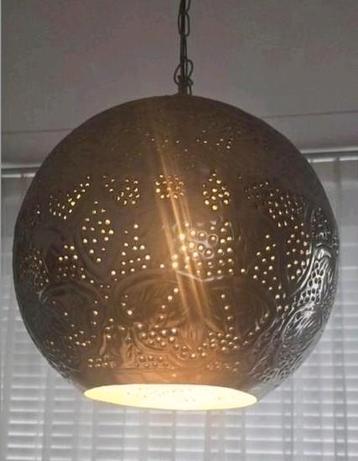 Oosterse Hanglamp Zilver - Sfeervol Licht beschikbaar voor biedingen