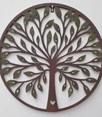 Nieuw metalen wanddecoratie levensboom Ø 52 cm, Huis en Inrichting, Verzenden, Nieuw