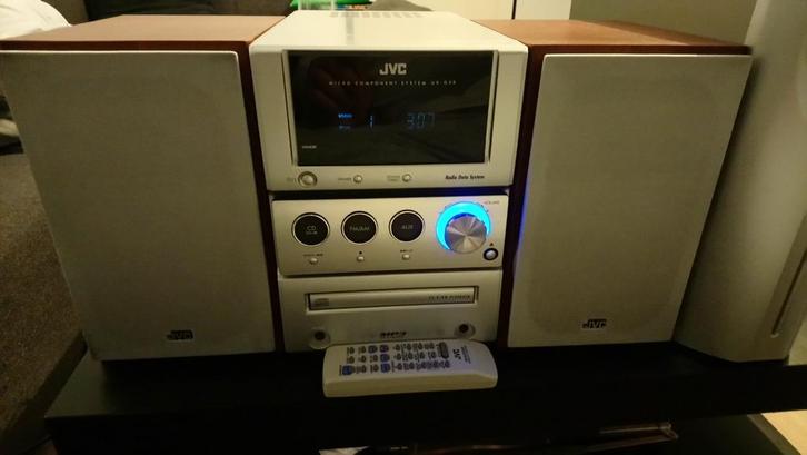 Jvc micro component system ux-g30+speakers en ab, Audio, Tv en Foto, Stereo-sets, Gebruikt, Speakers, JVC, Ophalen of Verzenden