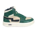 JOPPER maat 32 lerensneaker/rits donkergroen gratisverzenden, Verzenden, Schoenen, Nieuw, JOPPER