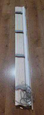 Houten jaloezieën gebroken wit 191x217cm, Ophalen, Gebruikt, 200 cm of meer, Crème