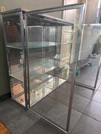 Vintage vitrine / winkelvitrine / apothekerskast / wandkast, Huis en Inrichting, Kasten | Vitrinekasten, Ophalen, Gebruikt, 50 tot 100 cm
