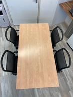 Bureau beuken – verstelbaar en hoekbureau, Ophalen, Gebruikt, Vergader- of Presentatieruimte, Bureau