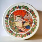 Vintage Kerst Trommel Regency Ware met kersttafereeltje, Verzamelen, Blikken, Ophalen of Verzenden, Gebruikt, Overige, Overige merken