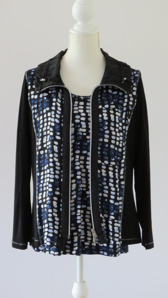 Twinset Frank Walder, maat 42, Kleding | Dames, T-shirts, Zo goed als nieuw, Maat 42/44 (L), Blauw, Lange mouw, Ophalen of Verzenden