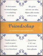 De Delftsblauwe tegelwijshedenreeks Vriendschap, Boeken, Ophalen of Verzenden, Zo goed als nieuw, De Boekmakers, Meerdere auteurs