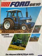 Ford 6610 Tractor brochure folder, Boeken, Folder, Ophalen of Verzenden, Zo goed als nieuw