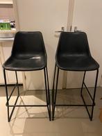 Woood barkrukken zwart GRATIS, Huis en Inrichting, Barkrukken, 2 krukken, Ophalen, Gebruikt, 60 tot 90 cm