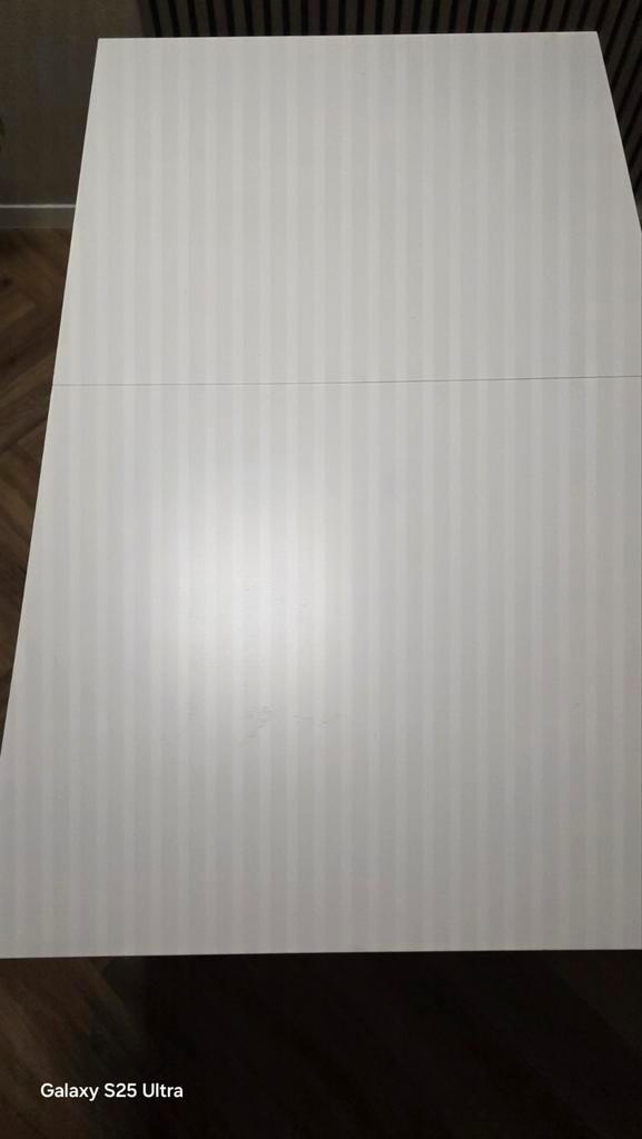 Ikea Bjursta uitschuifbare eettafel, Huis en Inrichting, Tafels | Eettafels, Gebruikt, 50 tot 100 cm, 100 tot 150 cm, Vijf personen of meer