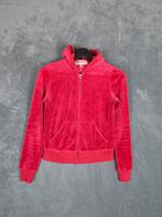 Juicy Couture Vest S Rood Velours Trui Hoodie Y2K, Juicy couture, Ophalen of Verzenden, Zo goed als nieuw, Maat 36 (S)