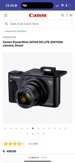 Gezocht canon sx740 hs, Audio, Tv en Foto, Fotocamera's Digitaal, Ophalen of Verzenden, Zo goed als nieuw, Canon, 8 keer of meer