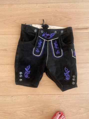 Lederhose zwart maat 46 beschikbaar voor biedingen