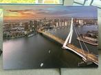 Skyline Rotterdam Schilderij 120cmx80cm, Ophalen of Verzenden, Zo goed als nieuw, Schilderij
