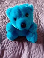 Schattig blauw knuffelbeertje - 10 cm, Ophalen of Verzenden, Zo goed als nieuw, Beer