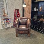 Chesterfield Nelson Fauteuil – Antiek Bruin, Antiek en Kunst, Ophalen of Verzenden
