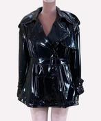 Korte lakjas met ceintuur, tm XL, Kleding | Dames, Verzenden, Nieuw, Zwart