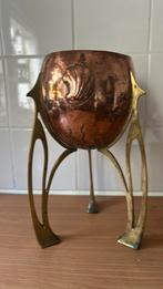 Art Nouveau/ Jugendstil cache pot 30 cmhoog, Ophalen of Verzenden