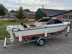NETTE BOOT SET BOOT+YAMAHA 9.9 PK 4 TAKT+TRAILER zie omschr, Tot 10 pk, Ophalen of Verzenden, Zo goed als nieuw, 3 tot 6 meter